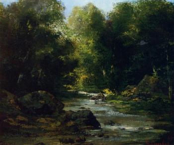 Gustave Courbet : River Landscape